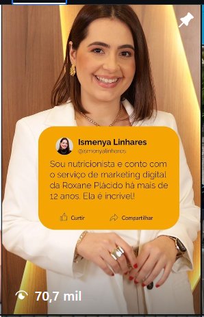 Capa do depoimento de Ismenya Linhares
